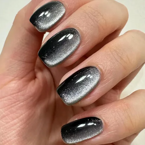Miniatura 13 de Esmalte de uñas de gel magnético Cat Eye (rojo + verde tesoro), 0.34 onzas líquidas (paquete de 1)