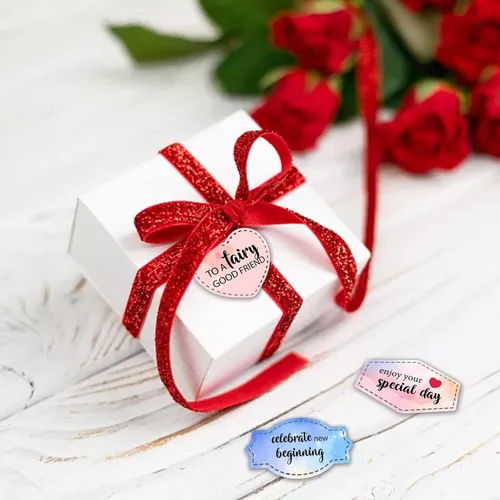 Miniatura 4 de ORIGACH Sentiments - Juego de sellos y troqueles transparentes para álbumes de recortes, álbumes de recortes, fabricación de tarjetas decorativas