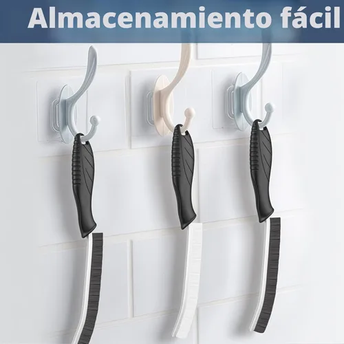 Miniatura 5 de FOOGWEE Cepillo de limpieza de hendiduras de cerdas duras, herramientas de limpieza para uso doméstico, suministros de limpieza multifuncionales