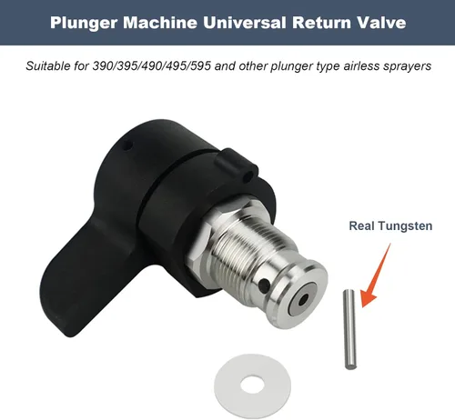 Miniatura 2 de 235014 Válvula de pulverización sin aire Prime Kit de reparación de válvula de descarga de drenaje para Graco 390 395 490 495 595 Pulverizador