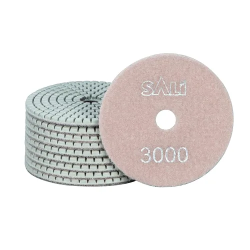 Miniatura 16 de Sali 10 unidades - Almohadillas para pulir de diamante de 4 pulgadas, kit de almohadillas para pulir piedra de granito húmedo para taladro