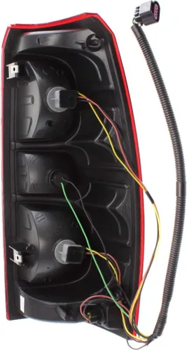 Miniatura 2 de KarParts360: Par de luces traseras para Chevy Avalanche 2007-2013, lado del conductor y del pasajero con bombillas para GM2800222 GM2801222