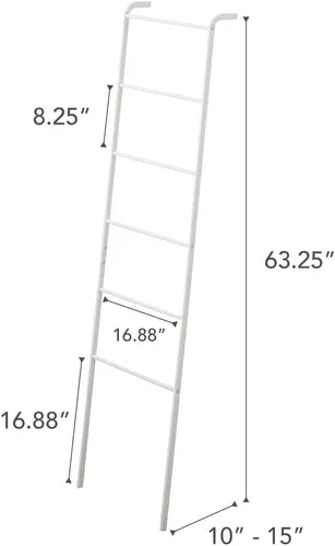 Miniatura 6 de Yamazaki Colgador de escalera inclinada para el hogar - Soporte para estante de almacenamiento de baño