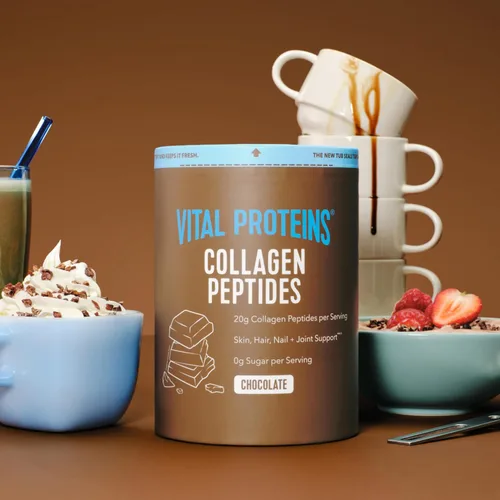 Miniatura 2 de Vital Proteins - Péptidos de colágeno en polvo - Polvo de chocolate para la salud del cabello, uñas, piel, huesos y articulaciones, 13.5 oz