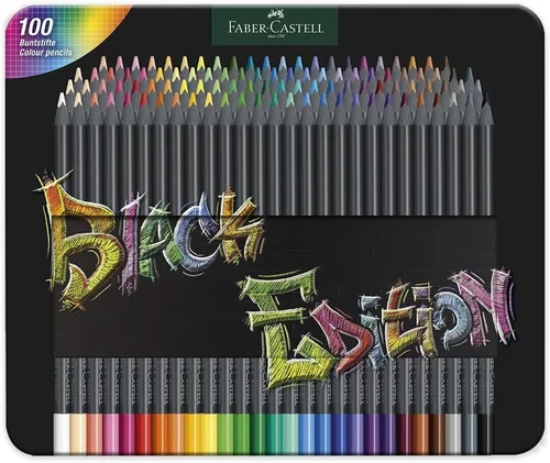 Miniatura 14 de Faber-Castell Edición Negra Lápices de Colores para Tonos de Piel: 12 Unidades, Madera Negra y Mina Super Suave, Juego de Lápices