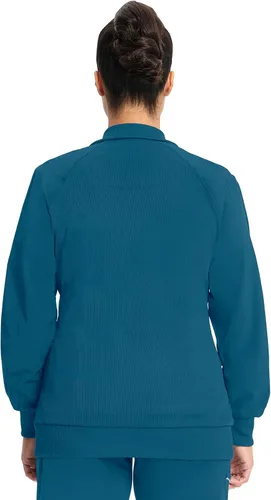 Miniatura 55 de Infinity by Cherokee 2391A - Chaquetas médicas con cremallera frontal para mujer, tela elástica en 4 direcciones