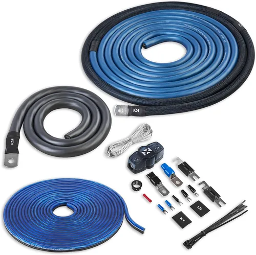 Miniatura 10 de NVX Kit de cableado de amplificador dual 1/0 calibre 1/0 AWG 100% OFC sin cable RCA - XAPK1D