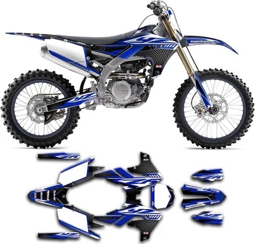 Miniatura 11 de juego de calcomanías para YZF250 YZ250F 2019 2020 2021 2022 2023, YMYZF25194518N001-KO