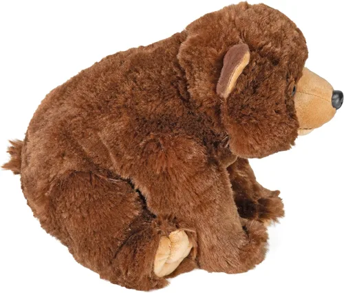 Miniatura 8 de Wild Republic - Peluche de oso marrón - animal de peluche, juguete de peluche, regalos para niños - Colección Cuddlekins - 12 pulgadas