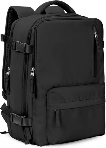 Miniatura 12 de VGCUB - Mochila grande para viaje, trabajo, negocios, mochila para laptop aprobada como equipaje de mano para vuelos, unisex, Negro -, Grande, Large