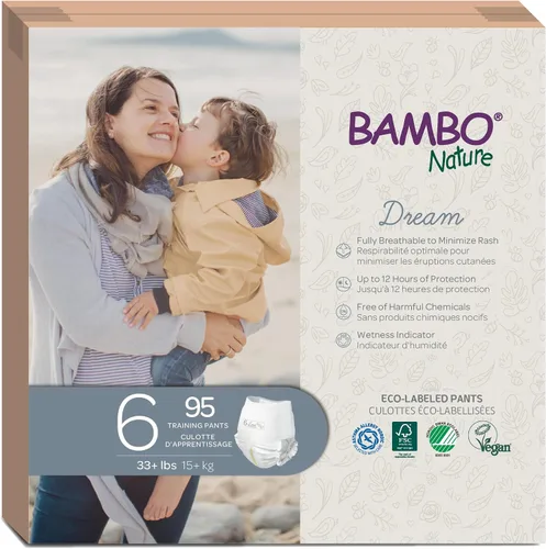 Miniatura 19 de Bambo Nature Pantalones de entrenamiento premium (tallas 4 a 6 disponibles), talla 5, 20