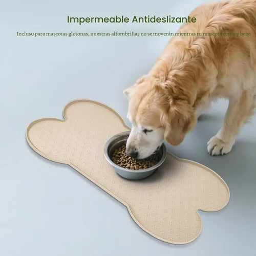 Miniatura 4 de PWTAA Tapete para Comida de Perros Antideslizante de Silicona, Tapete para Tazón de Perro más Grueso, Mantel Individual para Mascotas Impermeable