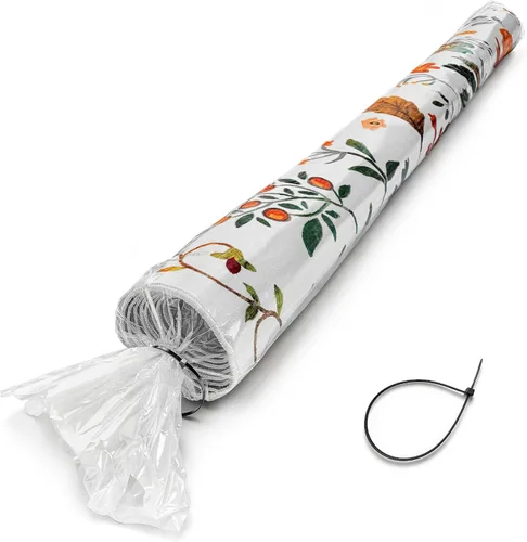 Bolsa de almacenamiento de alfombras y lazo con cremallera, sin agujeros de ventilación, tamaño grande para alfombras de hasta 6 x 9 pies, protege