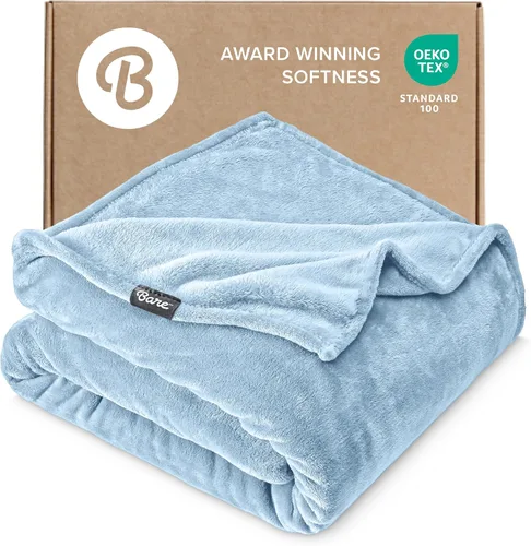 Miniatura 37 de Bare Home Manta de Vellón - Full/Queen - Ultra Suave y Liviana para Cama, Sofá y Sillón - Microfelpa de Lujo - Manta Cálida y Acogedora