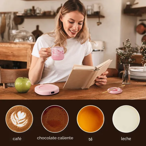 Miniatura 5 de Juego de tazas de café con 4 ajustes de temperatura, apagado automático de 8 horas