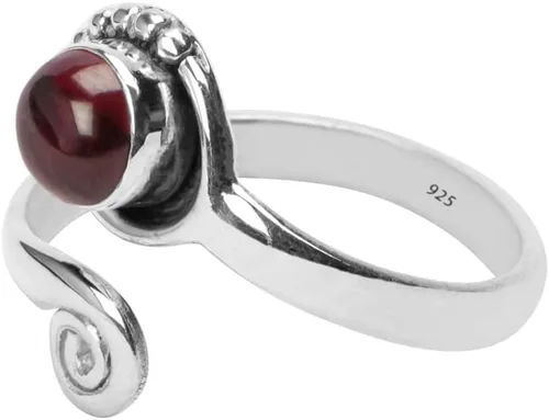 Miniatura 24 de Gemstone Stone Toe Ring 925 Sterling Silver Feet Body Jewellery Handame Toe Ring Gemstone Adjustable Toering For Girls Women Gift Jewellery