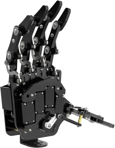 Miniatura 11 de Mano de Robot de Cinco Dedos con Movimiento Exclusivo, Brazo Mecánico Biónico de Robot de Bricolaje, Mano Izquierda