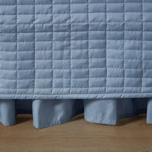 Miniatura 5 de Comfort Spaces Funda para sofá cama de lujo de doble cara - Acolchado, ropa de cama acogedora para todas las estaciones con falda de cama, fundas a