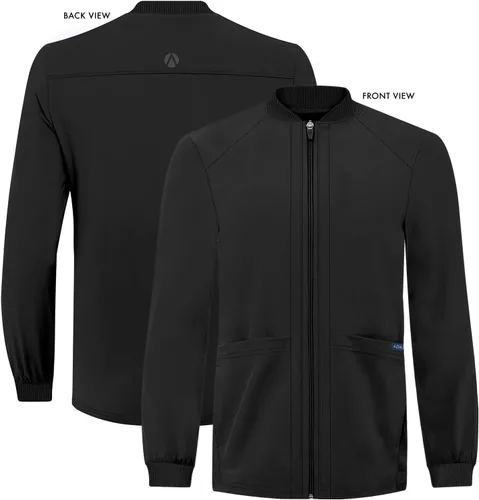 Miniatura 5 de Adar Addition Scrubs para hombre - Chaqueta médica con cremallera
