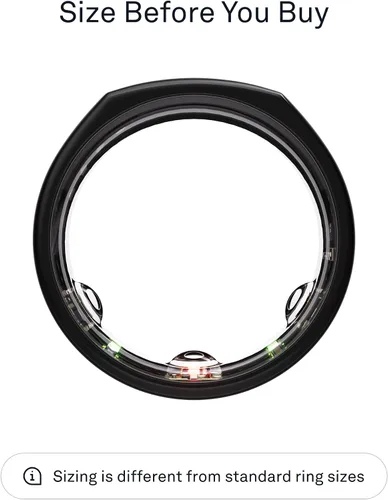 Miniatura 2 de Oura Ring Gen3 Heritage - Anillo inteligente, seguimiento del sueño, frecuencia cardíaca, rastreador de actividad física, 5-7 días de duración