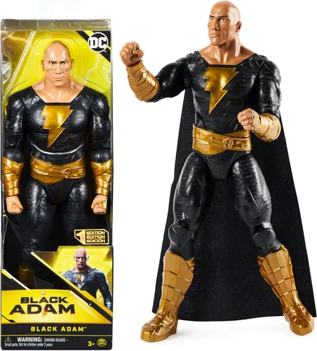 DC Comics, Black Adam Movie Figura de acción de 12 pulgadas, juguetes coleccionables para niños y niñas a partir de 3 años