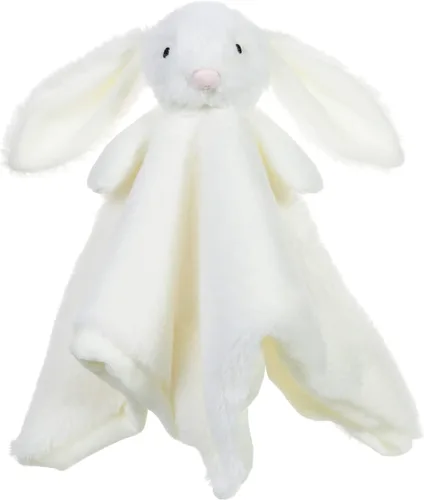 Miniatura 9 de Manta de felpa con animales de peluche de Apricot Lamb, conejo azul marino, manta de personaje para guardería de bebé, lujosa mantita acogedora