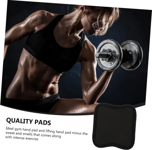 Miniatura 4 de BESPORTBLE 2 pares de almohadillas de mano para hombre, almohadilla de agarre de mano desnuda, accesorios de gimnasio para hombre, guantes de mano