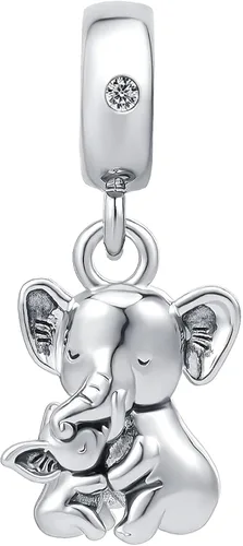 Miniatura 2 de NanMuc Lindo abalorio de elefante tortuga, mariposa y animal libélula para pulseras para regalos de cumpleaños