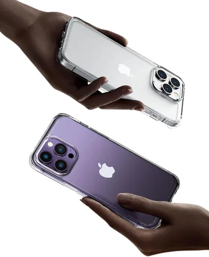 Miniatura 8 de Mkeke Funda transparente para iPhone 14 Pro, protección de grado militar, no amarillea, a prueba de golpes, de acrílico, para Apple iPhone 14 Pro