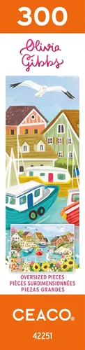 Miniatura 8 de Ceaco - Olivia Gibbs - Sea Town Harbor - Rompecabezas de 300 piezas