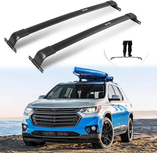 Miniatura 8 de Barras transversales de aleación de aluminio resistentes para Nissan Kicks 2016-2024 Fácil instalación Garantía de 2 años Compatible con cajas