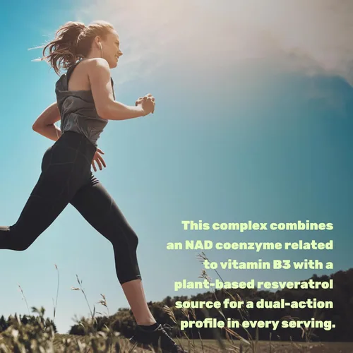 Miniatura 4 de Suplemento de resveratrol NAD+ de 1,000 mg por porción, 120 cápsulas vegetarianas Alternativa de suplemento NMN extra fuerte 2 en 1 Suplementos