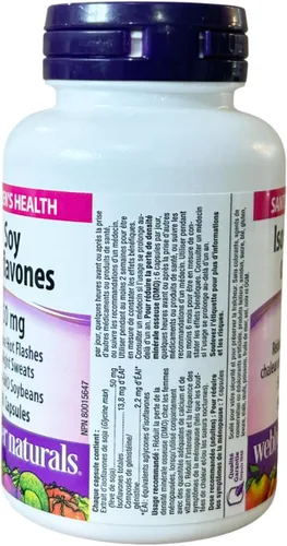 Miniatura 4 de Webber Naturals Isoflavonas de soja 50 mg 90 cápsulas