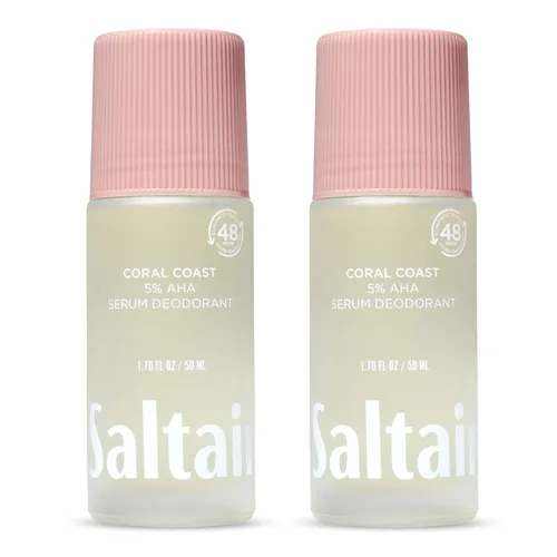 Miniatura 15 de Saltair Desodorante de suero Signature Scents, paquete de 2. Fórmula AHA al 5%. Desodorante de ácido láctico y ácido mandélico. Control de olores