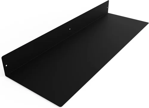 Miniatura 19 de Estante Flotante Lineal Hecho en EE.UU. - Acero Forjado Fabricado en EE.UU. - Estante Industrial de Metal de Servicio Pesado Montado en Pared