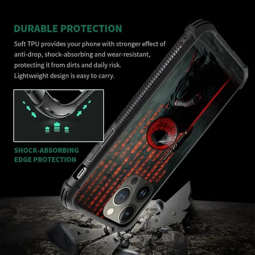 Miniatura 5 de Funda compatible con iPhone 12 Pro Max, patrón de aro de baloncesto para niños y hombres, funda antiarañazos a prueba de golpes para iPhone 12 Pro
