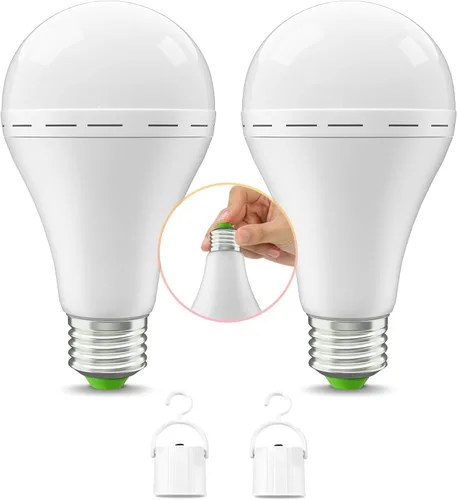 Bombillas LED de emergencia recargables para cortes de energía en el hogar, bombillas con certificación UL operadas por batería, para cortes de