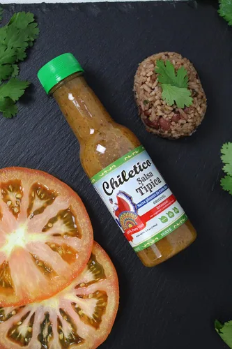 Miniatura 3 de Chiletico - Salsa tradicional de Costa Rica, picante, 10.5 fl oz, paquete de 1 Hot Sauce