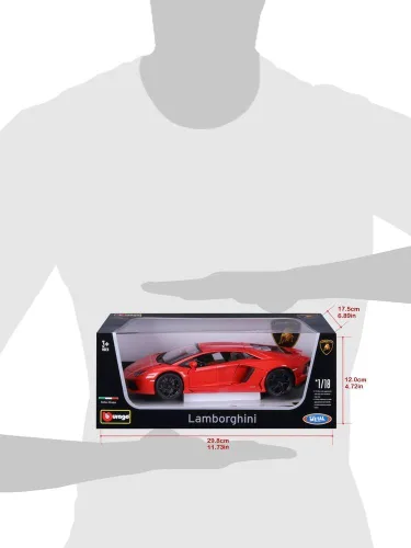 Miniatura 3 de Bburago Lamborghini LP 700-4 Escala 1:18 Vehículo fundido a troquel (los colores pueden variar)