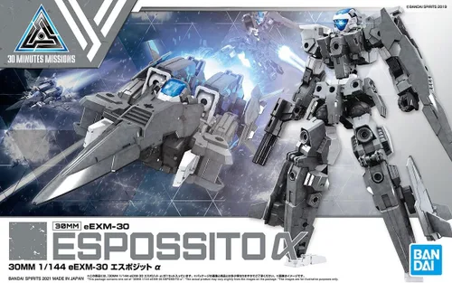 Miniatura 2 de Bandai Hobby - Misiones de 30 minutos - #41 Eexm-30 Espossito Alpha, Bandai Spirits 30MM 1/144 Kit