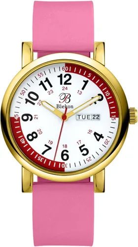 Miniatura 13 de Pulsometer Nurse Watch with Secondhand – Scrub Matching Band Colors for Medical Professionals – Super Easy to Read Dial w/Day and Date Indicator