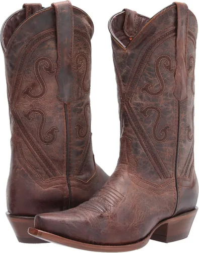 Miniatura 7 de Soto Boots Botas vaqueras de cuero Cheyenne para mujer, botas vaqueras de cuero genuino, botas de vaquero hechas a mano para mujer M50041
