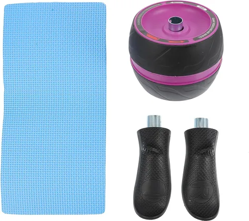 BESPORTBLE Rueda de rodillo antideslizante para abdominales con movimiento silencioso de rebote automático, equipo de fitness para entrenamiento en