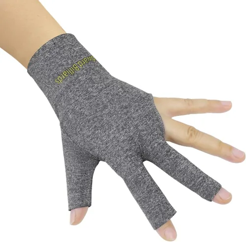 Miniatura 16 de Scott Edward Guantes de billar 10 piezas/set 3 dedos abiertos Guantes de billar Guantes de taco de piscina Spandex para mano izquierda o derecha
