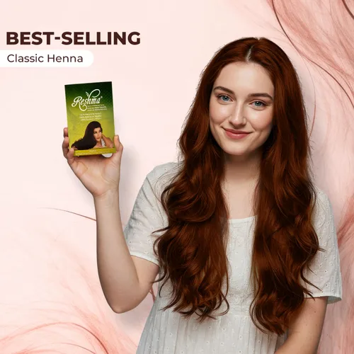Miniatura 6 de Reshma Beauty Henna en polvo 100% puro (Lawsonia Inermis) – Tinte natural de un solo ingrediente para mezcla de canas, brillo y fuerza – Tinte