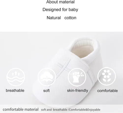Miniatura 6 de pureborn Botines de forro polar unisex para bebé niño niña, zapatos cálidos para bebés