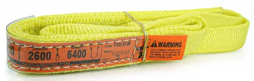 DD Sling (fabricado en EUA). Varios tamaños en el listado. 2 capas con ojo torcido, eslingas de nailon para suspensión, resistente (900 correas),