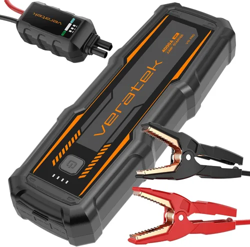 Miniatura 11 de V6 Pro 1000A Arrancador de Batería de Coche Portátil (6.0L Gasolina y 3.0L Diésel) – Paquete de Refuerzo de Batería de Litio de 12V con Seguridad