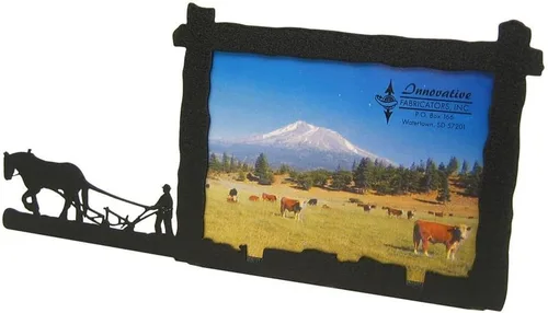 Miniatura 35 de Innovative Fabricators, Inc. American Steel Farm & Ranch - Marco de fotos, tractor de tracción en las cuatro ruedas, paisaje de 5 x 7, fabricado