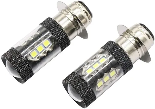 Miniatura 6 de DSkoiph Faros delanteros LED H6M 8000K 80W compatibles con Yamaha Raptor Banshee Rhino 125 250 660R 700R YFZ350 YFZ450 YFM250 YFM350 YFM450 YFM660